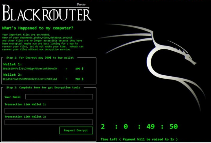 BlackRouter Ransomware
