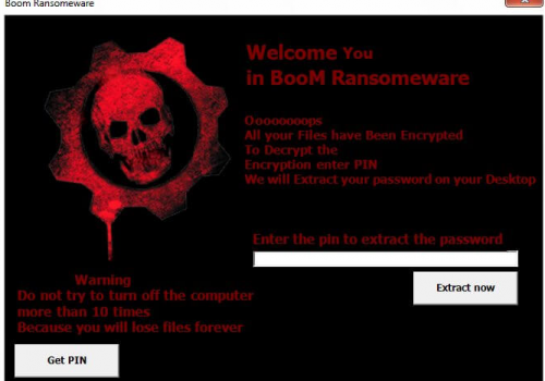 Eliminar .Boom file virus