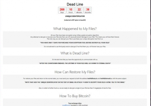 Eliminar Indrik ransomware