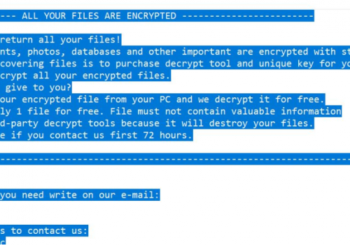 Obfuscated Ransomware retiro