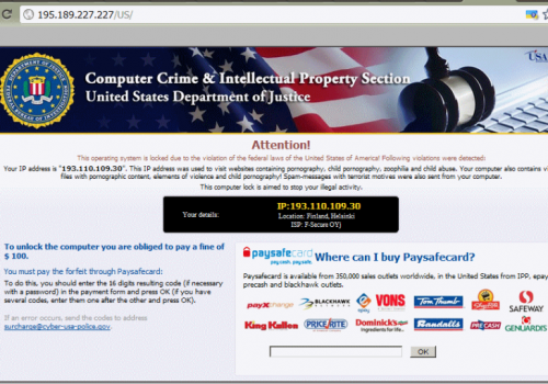 Eliminar USA Ransomware