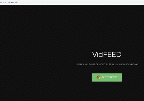 Remove vidfeed.info LightUp