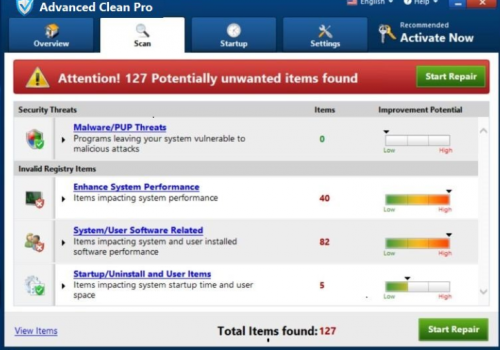 Advanced Clean Pro removal