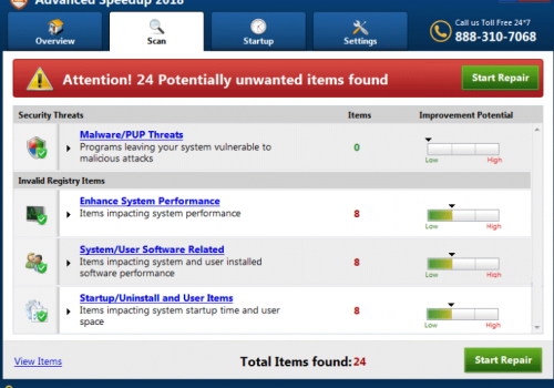 Remove Advanced Speedup 2018