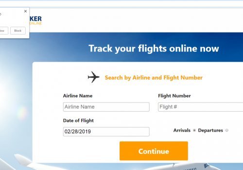 Remove Trackflightsnow.net from Chrome, Redirect and Microsoft Edge