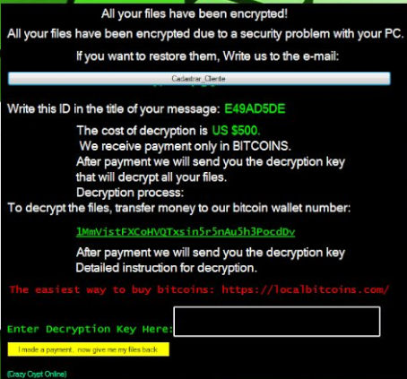 Crazy ransomware