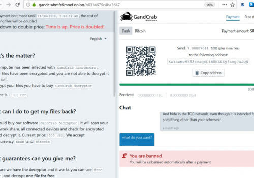 Retire GandCrab 5.2 ransomware