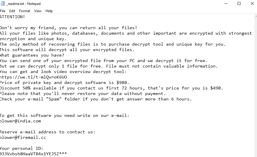 Kroput Ransomware