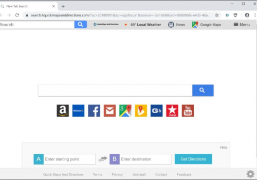 Remove Quick Maps And Directions