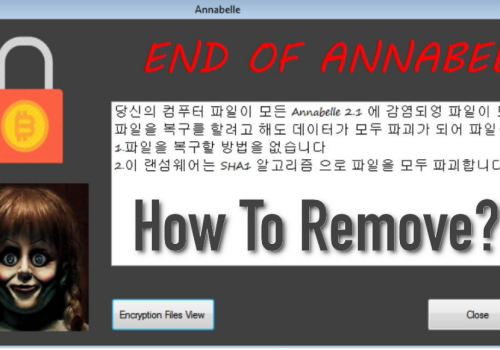 Retire Annabelle 2.1-Annabelle 2.1 eliminación de ransomware