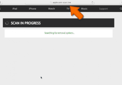 Remove Apple.com-scan.live Online Scam