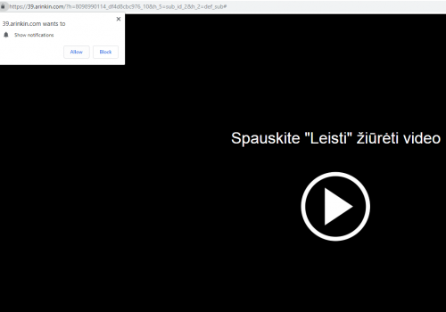 Arinkin.com Virus – How to remove Arinkin