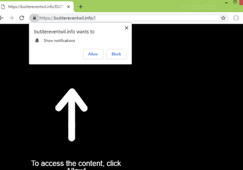 Remove Butitereventwil.info adware