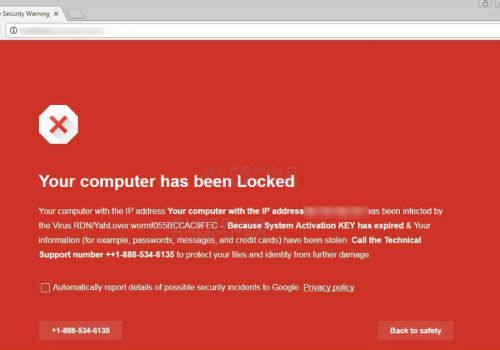 Remove CRITICAL WARNING! Screen Locker