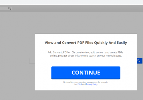 Remove ConvertoPDF redirect