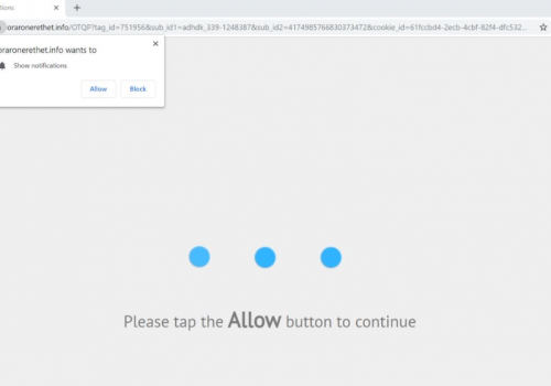 Remove Oraronerethet.info POP-UP Ads