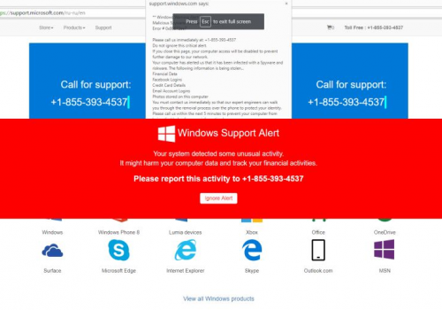 Remove Windows Support Alert