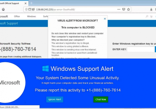 Remove Your System data has been compromised Scam Virus