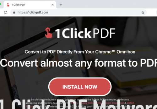 1 Click PDF MalwareRetiro