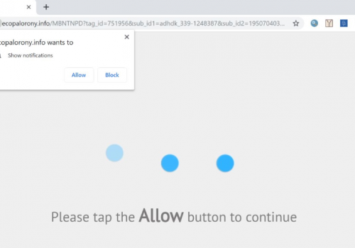 How to remove Ecopalorony.info