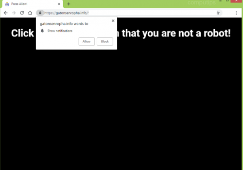 Remove Gatonsenropha.info from Chrome, Firefox and Microsoft Edge