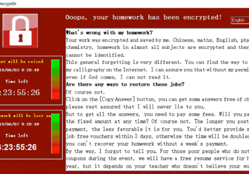 Homework Ransomware-Formas de eliminar virus