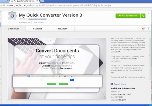 How to remove My Quick Converter virus