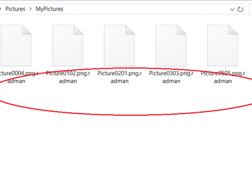 EliminarRadman ransomware file virus