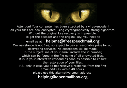 Remove Virus-encoder ransomware -virus-Encoder eliminación de virus de archivos