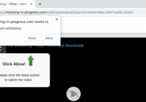 Remove Checking-in-progress.com
