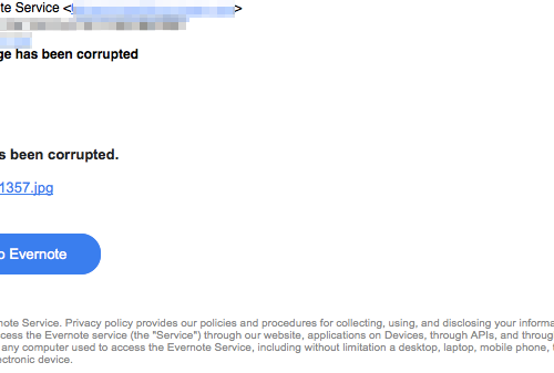 Evernote Virus Removal