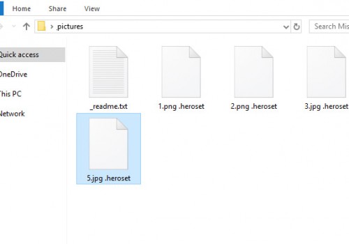 HEROSET Ransomware de eliminación