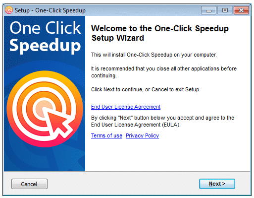 One Click Speedup Install