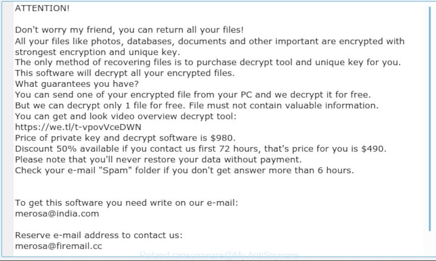 Roland Ransomware