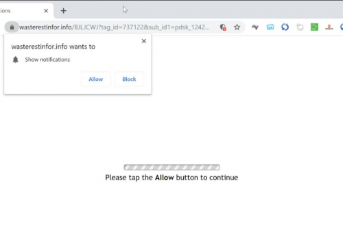 Remove Wasterestinfor.info browser hijacker