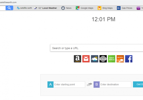Verwijderen Search.hsatelliteearth.com uit Chrome, Firefox en Microsoft Edge