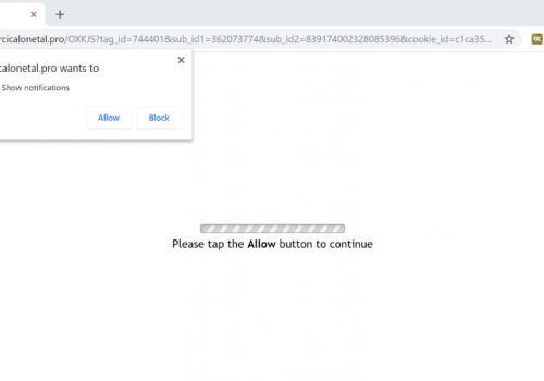 Remove Arcicalonetal.pro pop-up ads