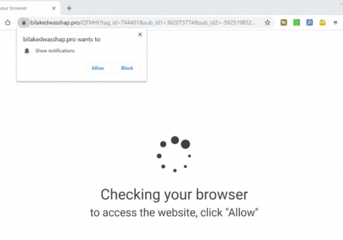 Remove Bilakedwasshap.pro pop-up ads
