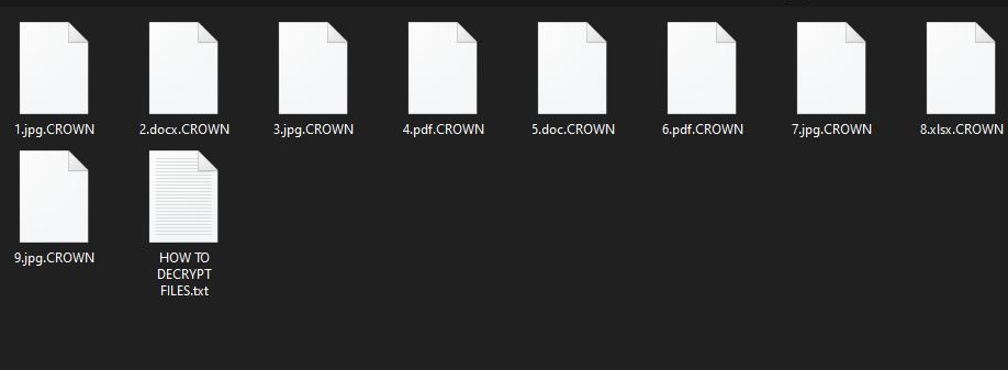 CROWN file virus