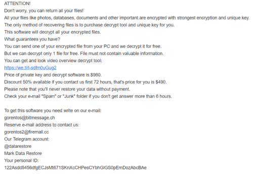 Eliminar DARUS ransomware