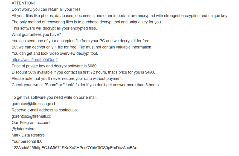 DARUS ransomware