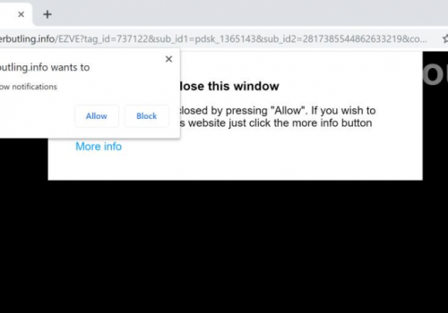 Remove Enperbutling.info pop-up ads