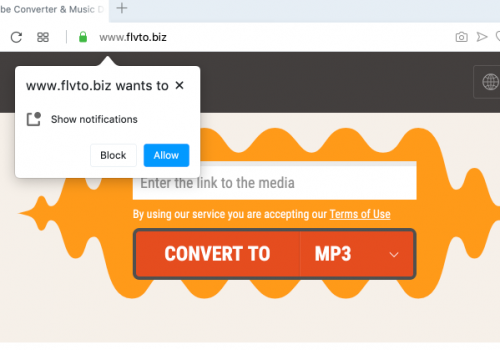 Remove Flvto Pop-up Notifications