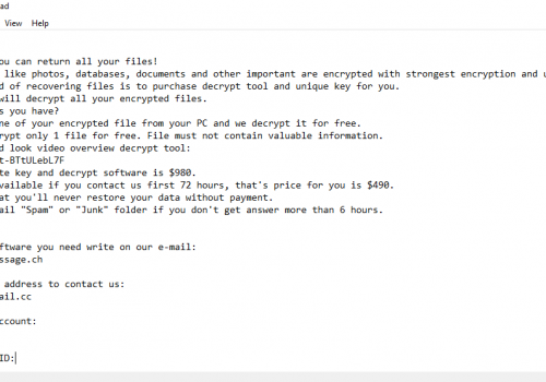 Eliminar .Madek file virus