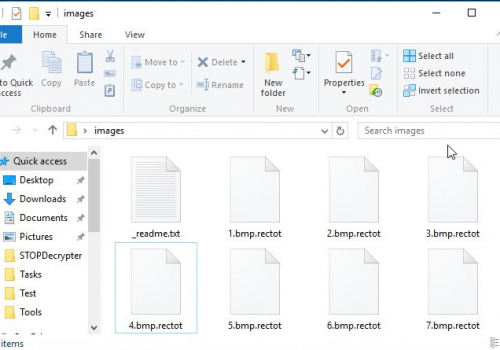 Eliminar .Rectot file virus