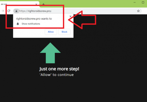 How to remove Rightorsidsorew.pro