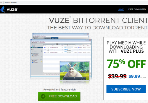 Remove Vuze Toolbar