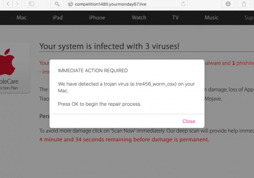 How to remove Yourmonday Pop-ups