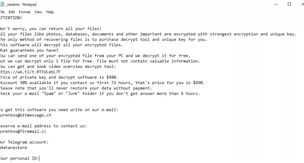 Carote ransomware