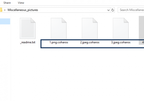 Eliminar Coharos ransomware